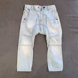 Zara boys harem denim size 2-3Y